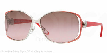 Versace Zonnebril VE2125B Silver/red brown gradient pink