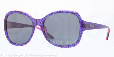 Versace Zonnebril VE4259 Baroque blue tr/fuxia tr gray