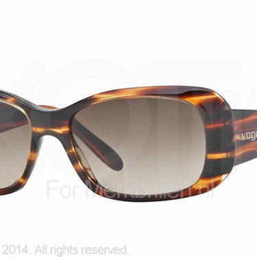 Vogue zonnebril VO2606s gestreept bruin