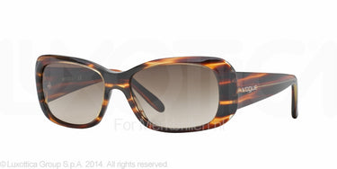 Vogue zonnebril VO2606s gestreept bruin