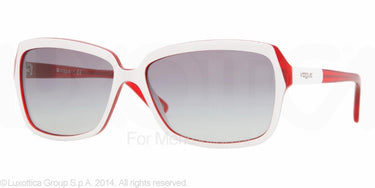 Vogue Zonnebril VO2660S White/red/white gray gradient
