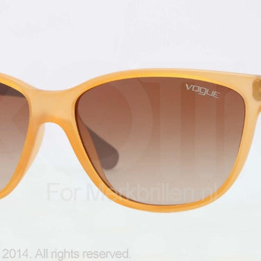 Vogue Zonnebril VO2729S Matte yellow brown gradient
