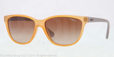 Vogue Zonnebril VO2729S Matte yellow brown gradient