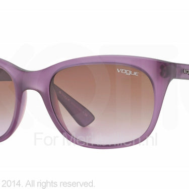 Vogue Zonnebril VO2743S Matte transparent violet violet gradient