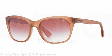 Vogue Zonnebril VO2743S Matte transparent orange pink gradient