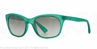 Vogue Zonnebril VO2743S Matte transparent green green gradient