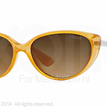 Vogue Zonnebril VO2757S Straw yellow brown gradient