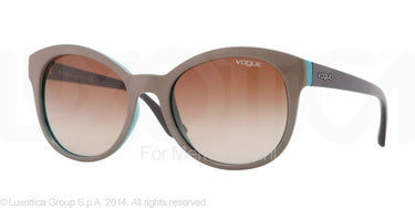 Vogue Zonnebril VO2795S Top beige/turquoise brown gradient