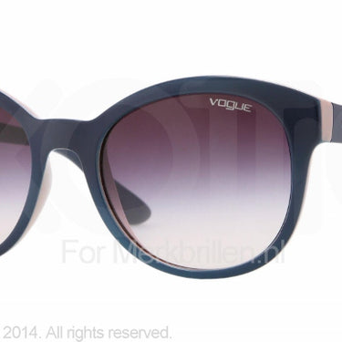 Vogue Zonnebril VO2795S Top blue/antique pink gray gradient