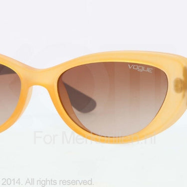 Vogue Zonnebril VO2817S Matte yellow brown gradient