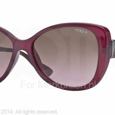 Vogue Zonnebril VO2819S Opal cherry violet gradient