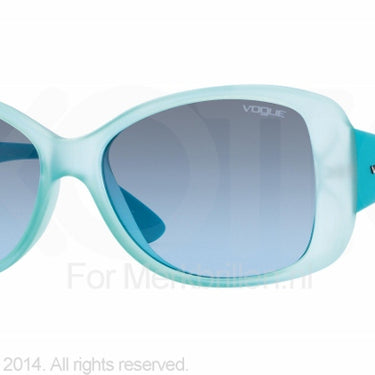 Vogue Zonnebril VO2843S Matte aqua green transp blue gradient