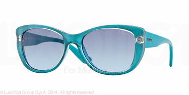 Vogue Zonnebril VO2844S Top crystal metallized a blue gradient