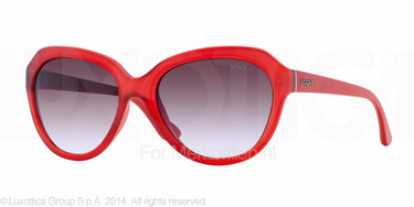 Vogue Zonnebril VO2845S Matte red transp pink gradient