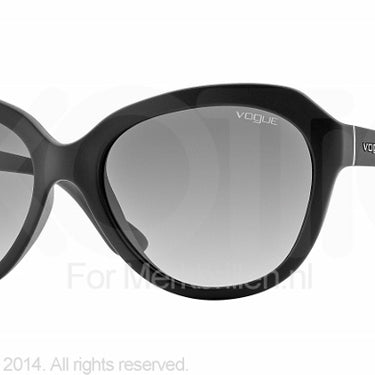 Vogue Zonnebril VO2845S Matte black gray gradient