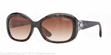 Vogue Zonnebril VO2846SB Dark havana brown gradient