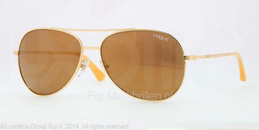 Vogue Zonnebril VO3846S Gold brown mirror gold
