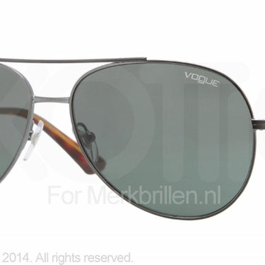 Vogue Zonnebril VO3846S Matte gunmetal green