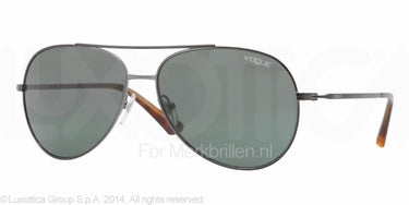 Vogue Zonnebril VO3846S Matte gunmetal green