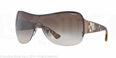 Vogue Zonnebril VO3878SB Dark brown brown gradient