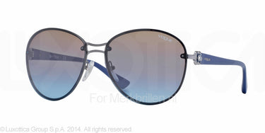 Vogue Zonnebril VO3883SB Matte gunmetal blue gradient