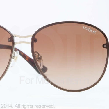 Vogue Zonnebril VO3883SB Pale gold brown gradient