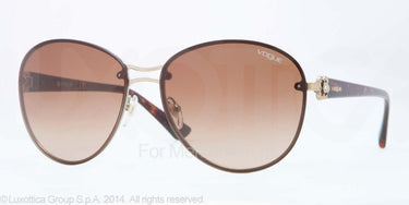Vogue Zonnebril VO3883SB Pale gold brown gradient