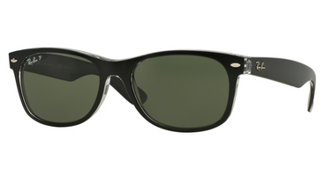 Ray-Ban New Wayfarer RB2132 605258 Top Black On Transparent