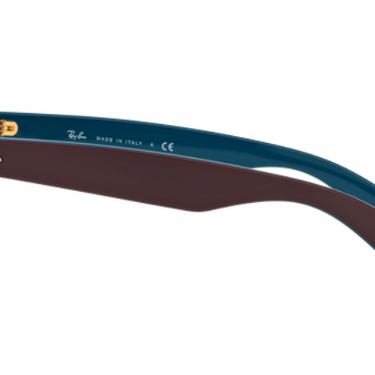 Ray-Ban New Wayfarer RB2132 6213 Top Matte Bordeaux On Green