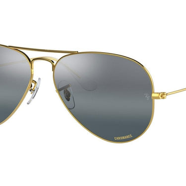 Ray-Ban Aviator RB3025 9196G6 Goud - Chromance Zilver/Blauw