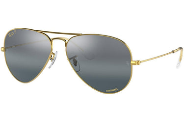 Ray-Ban Aviator RB3025 9196G6 Goud - Chromance Zilver/Blauw