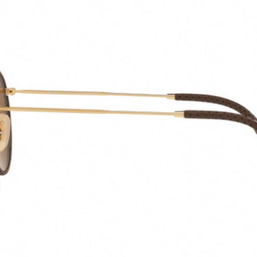 Ray-Ban Round Craft  RB3475Q 9041 Leather Brown