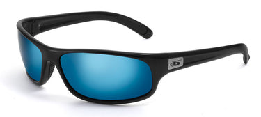 Bollé  Anaconda 11055 11055 Shiny Black-Grijs met blauw spiegeling