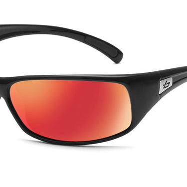 Bollé  Recoil 11454 11454 Shiny Black-Grijs met rood spiegeling
