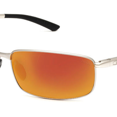 Bollé  Benton  11567 11567 Satin Silver-Grijs met rood spiegeling