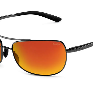 Bollé  Quindaro  11574 11574 Satin Black -Grijs met rood spiegeling