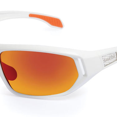 Bollé  Cervin  11586  Shiny White-Grijs met rood spiegeling