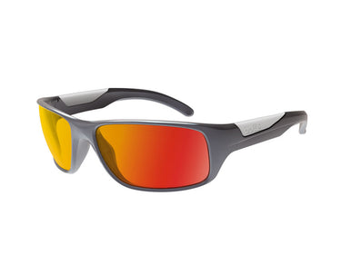 Bollé  Vibe 11652 11652 Shiny Anthracite-Grijs met rood spiegeling