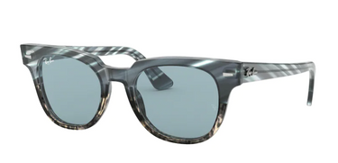 Ray-Ban Meteor Striped Havana RB2168 125262 Blue Gradient Grey Striped