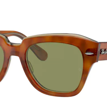 Ray-Ban State Street RB2186 12934E Havana on Transparent Beige