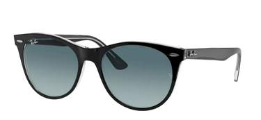 Ray-Ban Wayfarer ll RB2185 12993M Blue on White