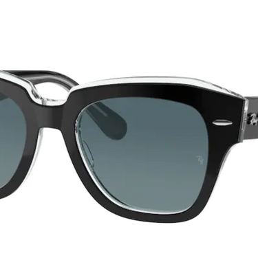 Ray-Ban State Street RB2186 12943M Black on Transparent