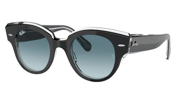 Ray-Ban Roundabout RB2192 12943M Black on Transparent