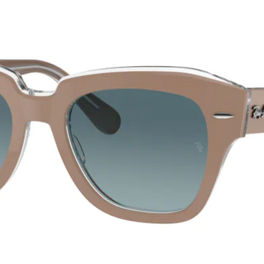 Ray-Ban State Street RB2186 12973M Beige on Transparent