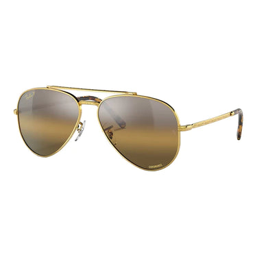 Ray-Ban Aviator RB3025 9196G5 Goud - Chromance Zilver/Bruin