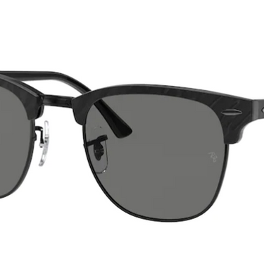 Ray-Ban Clubmaster RB3016 1305B1 Wrinkled Black on Black