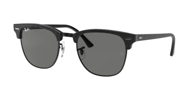 Ray-Ban Clubmaster RB3016 1305B1 Wrinkled Black on Black