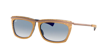 Ray-Ban Olympian II B2419 13063F Wrinkled Beige on Blue