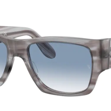 Ray-Ban Wayfarer Nomad RB2187 13143F Striped Grey