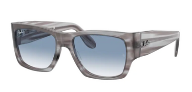 Ray-Ban Wayfarer Nomad RB2187 13143F Striped Grey